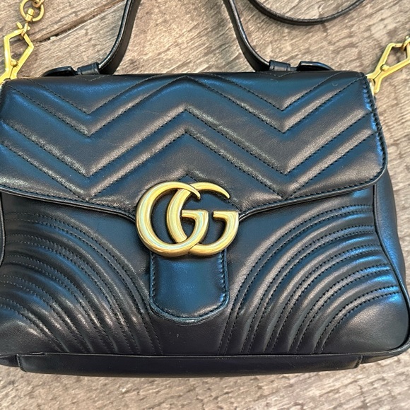 The small GG Marmont top handle bag - Picture 2 of 14